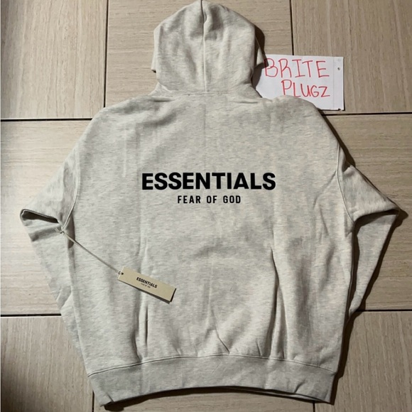 Essentials Other - NEW Essentials Fear Of God Light Oatmeal Hoodie Sizes XS-XL